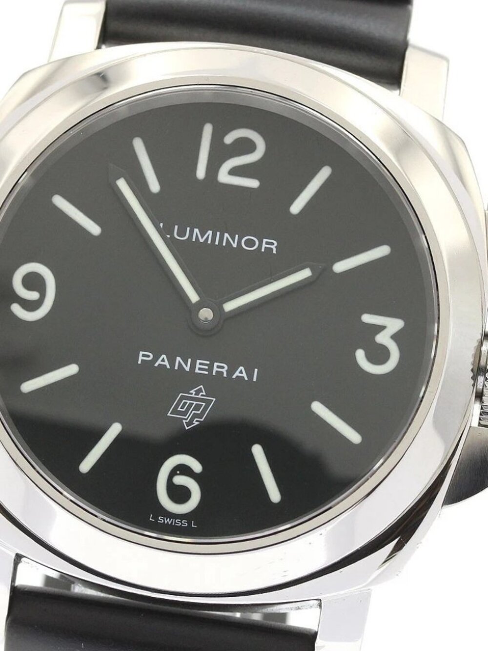 PANERAI Luminor base logo black Dial Hand Winding Men's Watch_945171